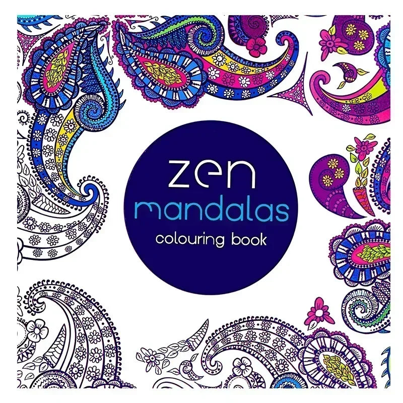 24 Pages Coloring Book for Children Adult Relieve Stress Kill Time DIY Painting Drawing Book Painting Kids Educational Toys