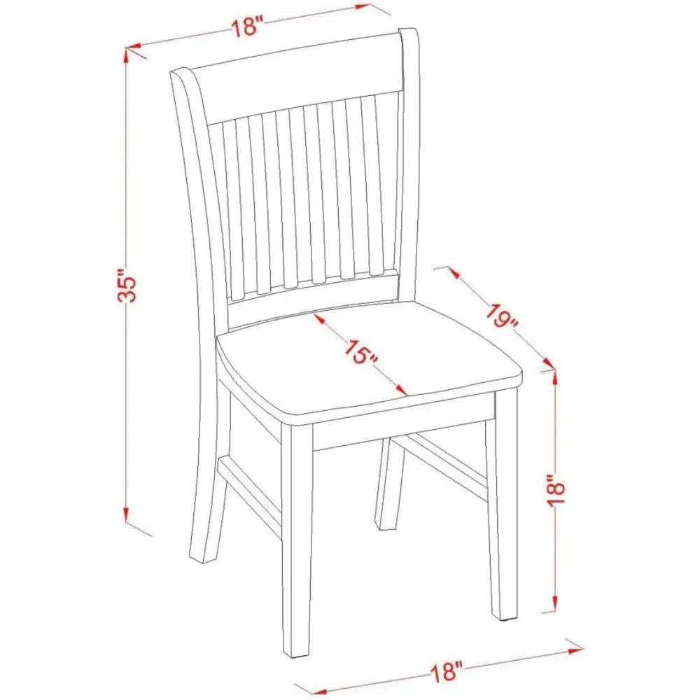 a Rectangle Dinner Table with Butterfly Leaf and 8 Dining Room Chairs, 42x78 Inch, Linen White