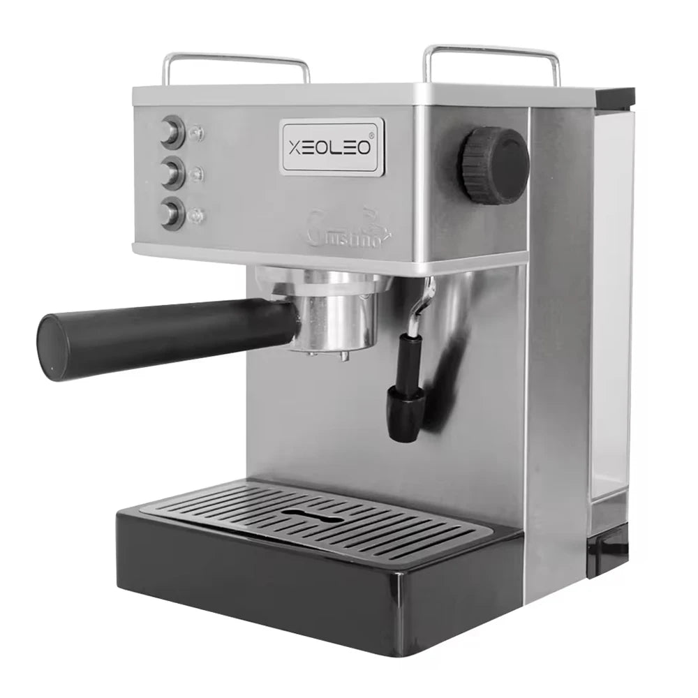 Xeoleo Coffee Maker 19Bar Espresso Machine 1050W Espresso Coffee Machine Stainless Steel ULKA Pump Espresso Maker 2.2L