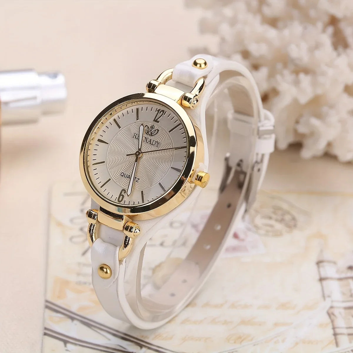 Leather Strap Watch Strap Fashion Quartz Watch Fancy  Jewelry Sophisticated And Watch