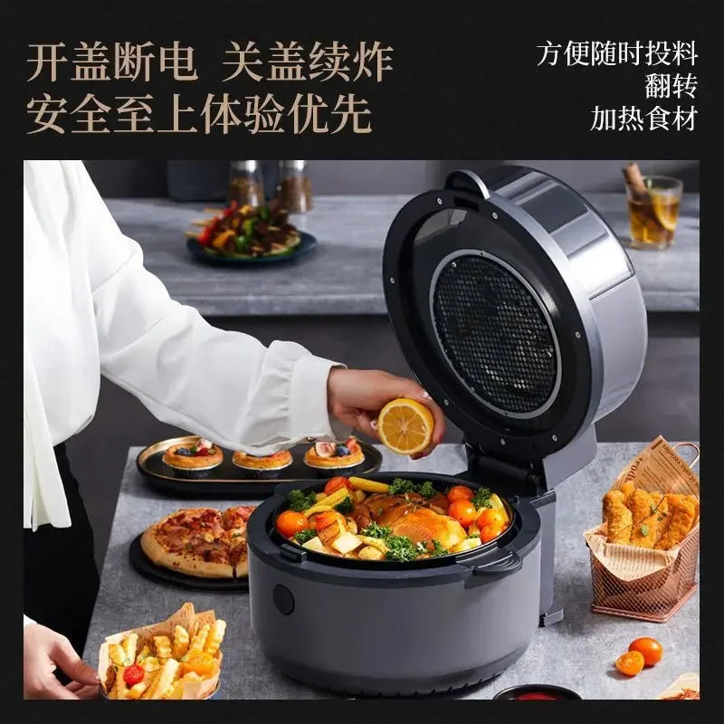 Air fryer large capacity electric oven home new fully automatic household electric fryer oil-free low-fat frying French fries