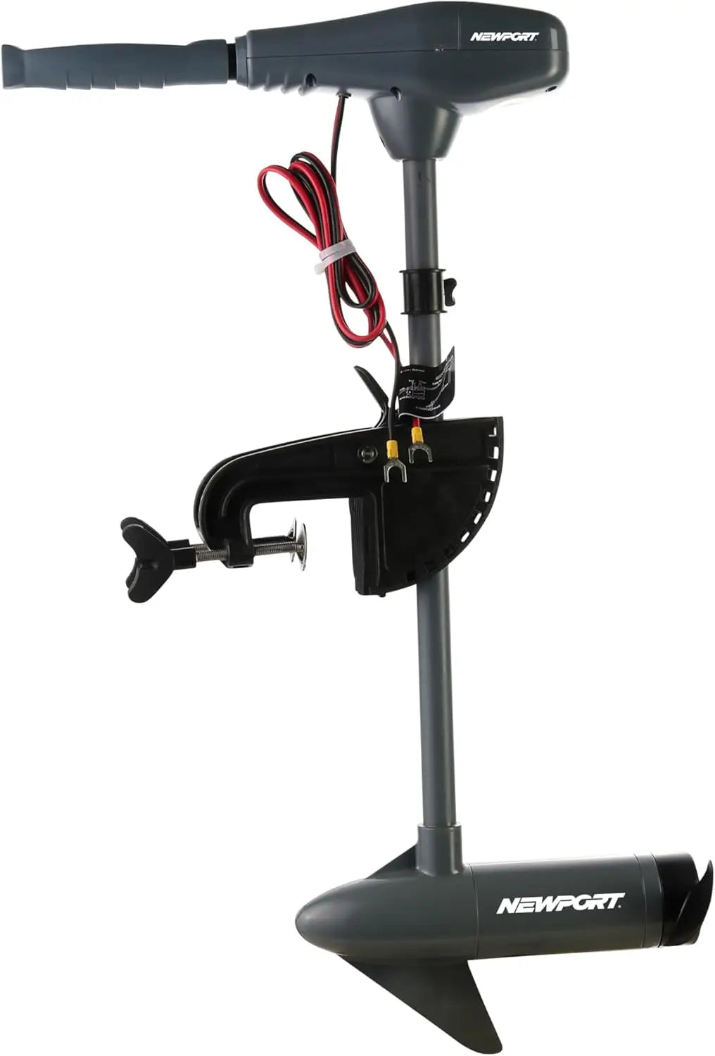 Series 55lb Thrust Transom Mounted Saltwater Electric Trolling Motor w/LED Battery Indicator (24" Shaft)