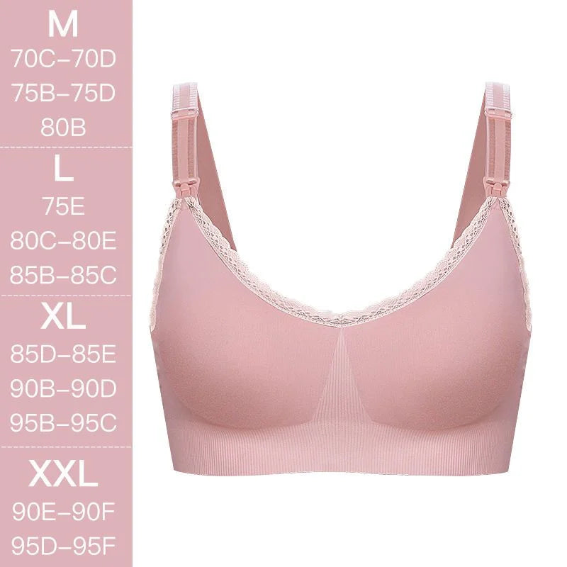 YATEMAO Breastfeeding Bra Pregnancy Clothes Maternity Nursing Bra Feeding Bra for Soutien Gorge Allaitement Pregnant Women