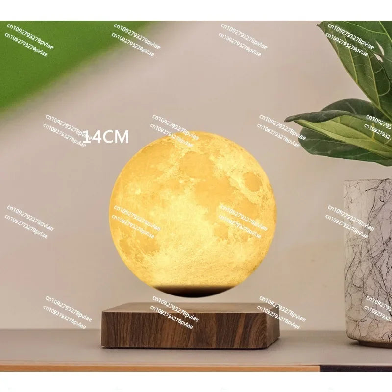 Magnetic levitation moon lamp romantic light levitation 3D printing moon lamp home magnetic levitation ornament