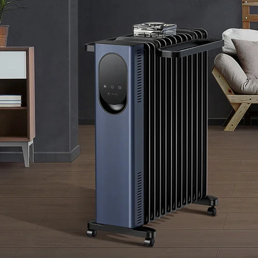 Electric Oil Heater Graphene Constant Temperature Electricity Saving Heater Bedroom Oil Heater Timed Humidification