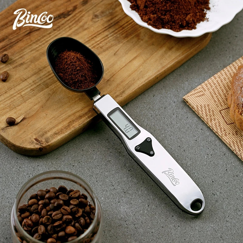 Bincoo Coffee Digital Scale Accurate Weighing Italian Household Small Kitchen Baking Digital Spoon Measuring Spoon High Precisio