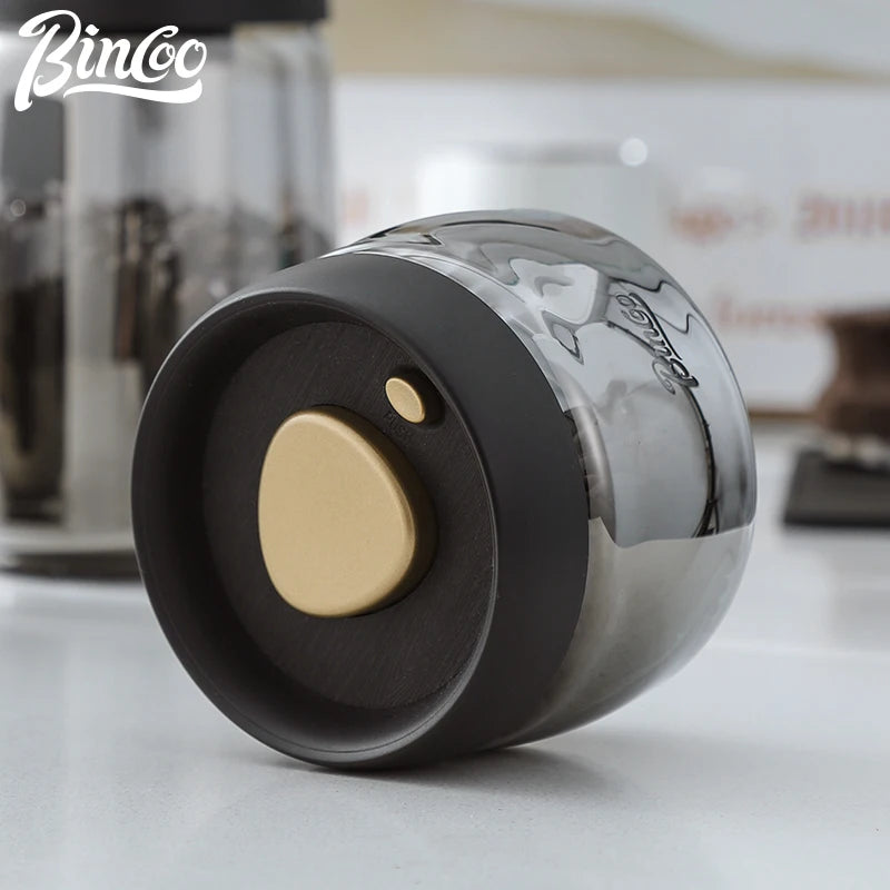 Bincoo coffee bean sealed jar Glass blackout vacuum coffee powder storage jar Tea storage jar Household accessories