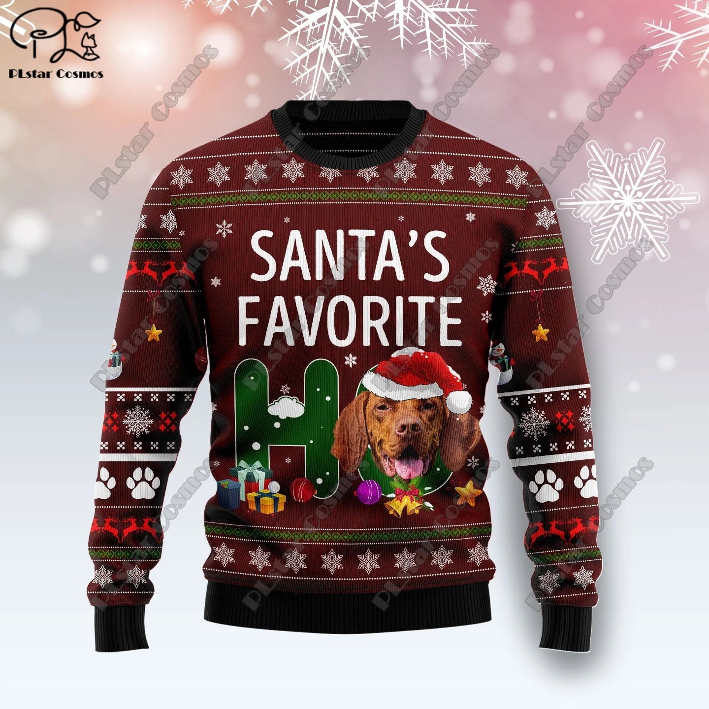 New 3D Printed Animal Custom Series Cute Christmas Pattern Ugly Sweater Street Casual Winter Sweatshirt S-12