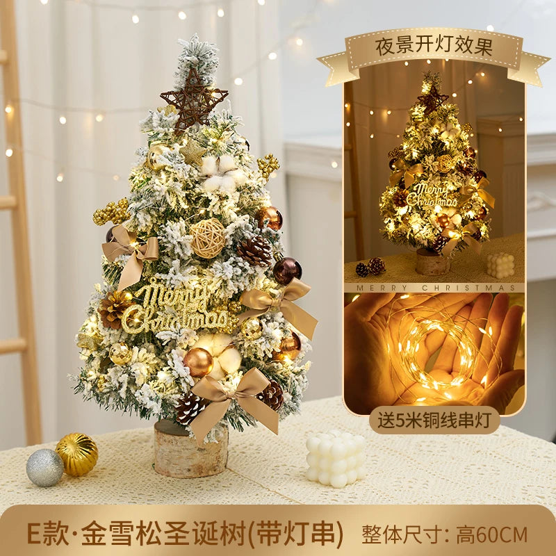 DIY Christmas Tree Merry Christmas Decorations For Home 2024 Christmas Ornament Xmas Navidad Gifts Santa Claus New Year Tree