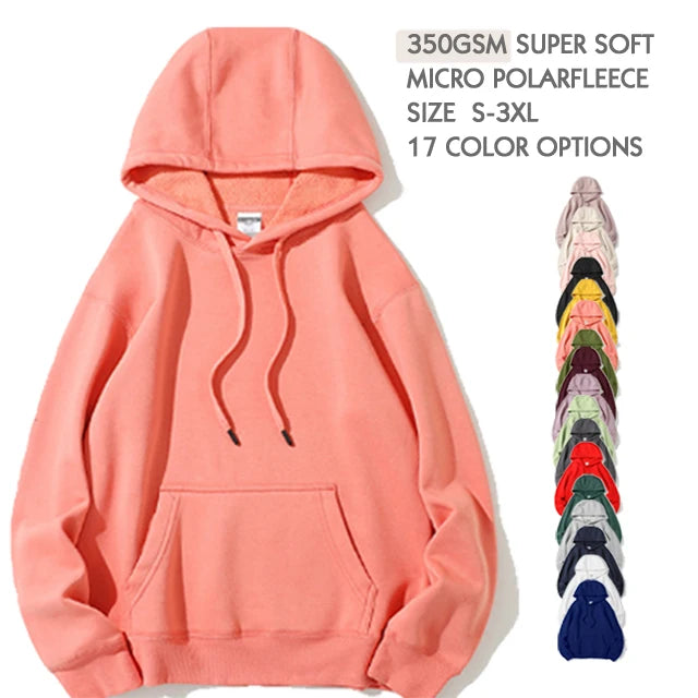 Fleece  hoodie men's Casual Hoodies Pullovers Sweatshirts Men Top Solid Color Hoodies sweatshirt men hoodie fleece hoodie women