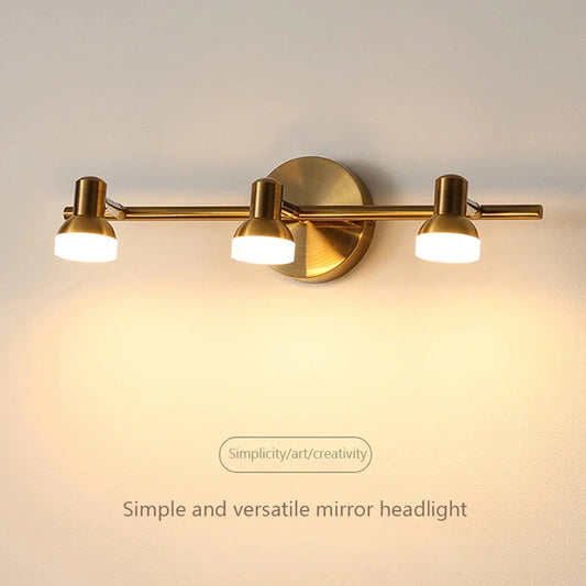 Modern LED Wall Lamp  Mirror Front Light Nordic Bathroom Bathroom Mirror Cabinet Wall Light Dressing Table Vanity Light