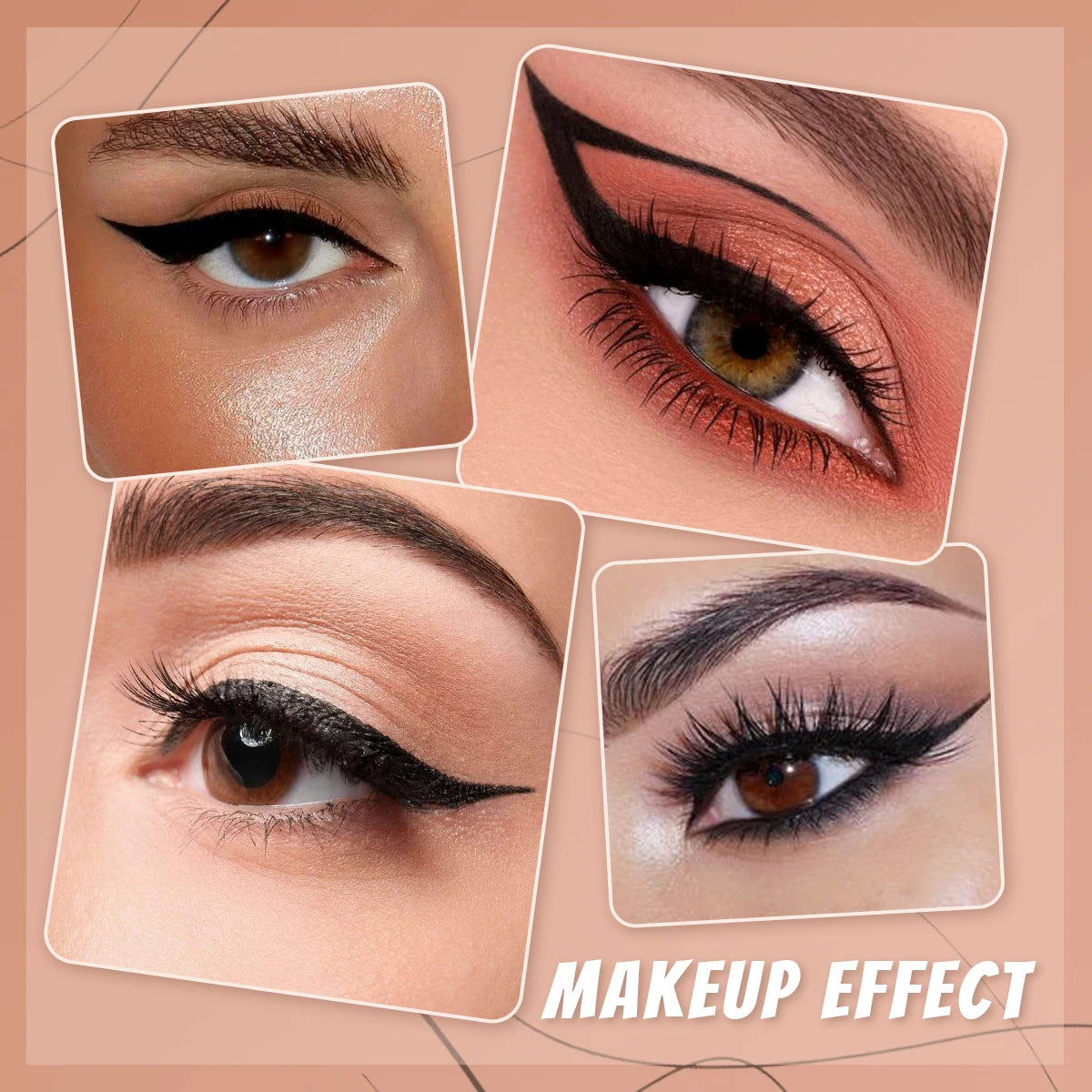 IMAGIC 1 STÜCKE Pro Eyeliner Wasserdicht Flüssig Typ Make-Up Eyeliner Natur Langlebig Für Frauen Schönheit Kosmetik