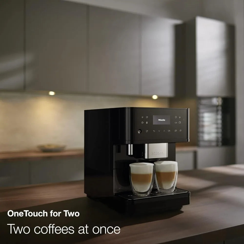 Automatic Wifi Coffee Maker & Espresso Machine Combo, Obsidian Black - Grinder, Coffee Maker