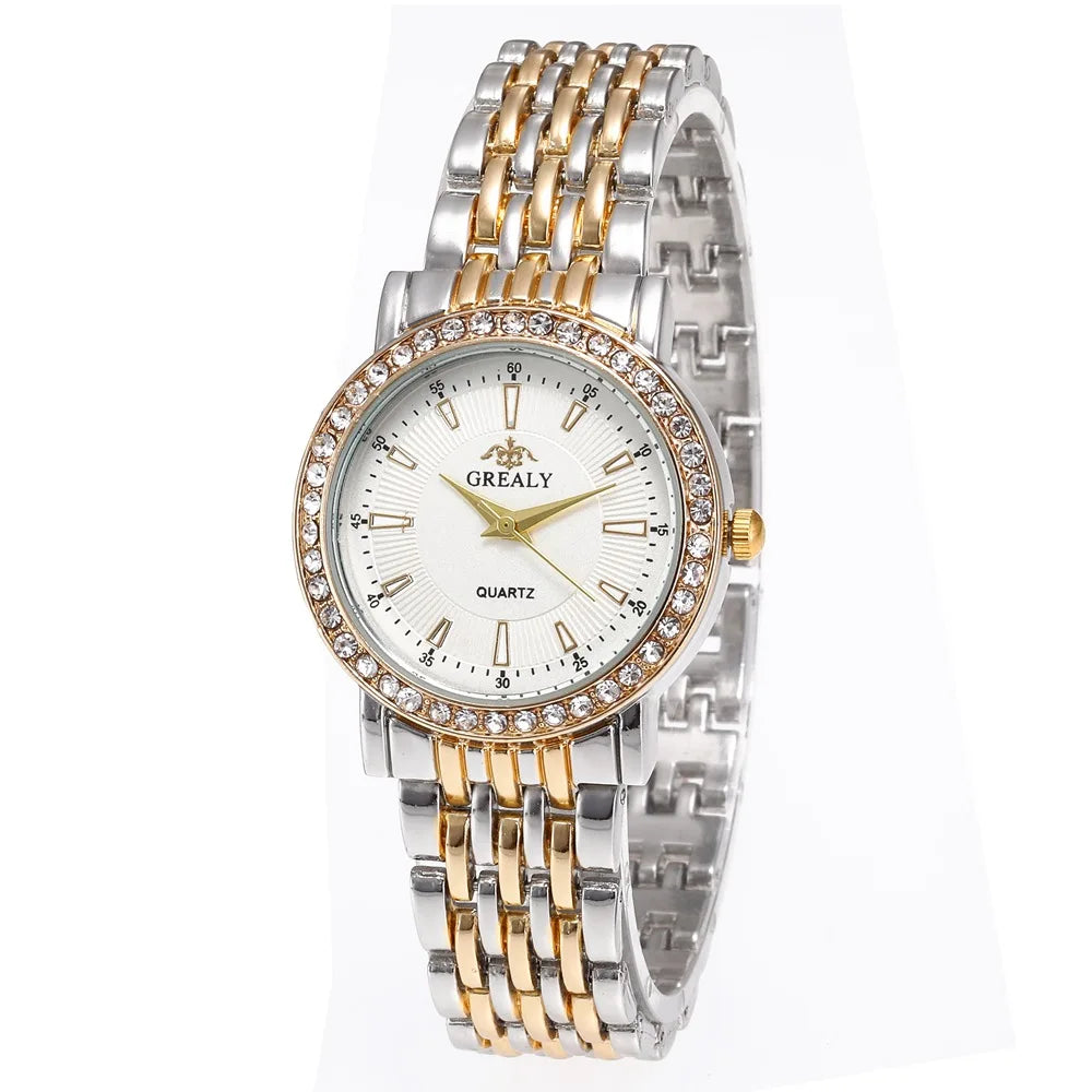 New Fashion Women Watches Relogio Feminino Girl Student Women Watch Clock Rhinestone Wristwatches Lady Simple Quartz Watch Hours