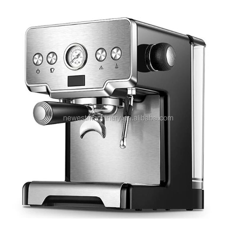 Stainless Steel Italian Coffee Maker espresso machine 15bar home semi-automatic pump type coffee machine 1450W