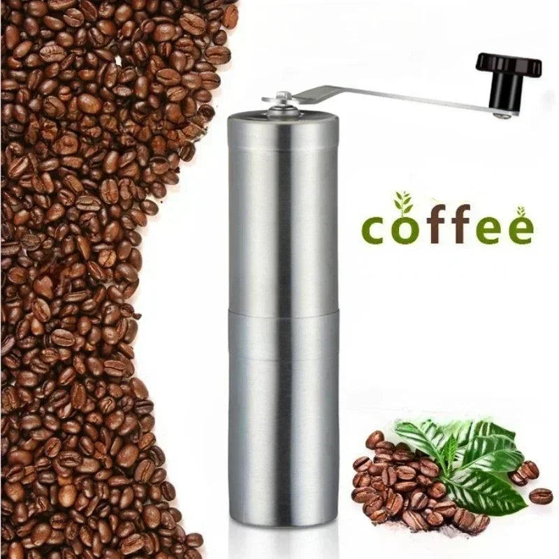 2024 Portable Stainless Steel Handmade Coffee Bean Grinder Multiple Legumes Grinder Easy To Clean Manual Coffee Grinder