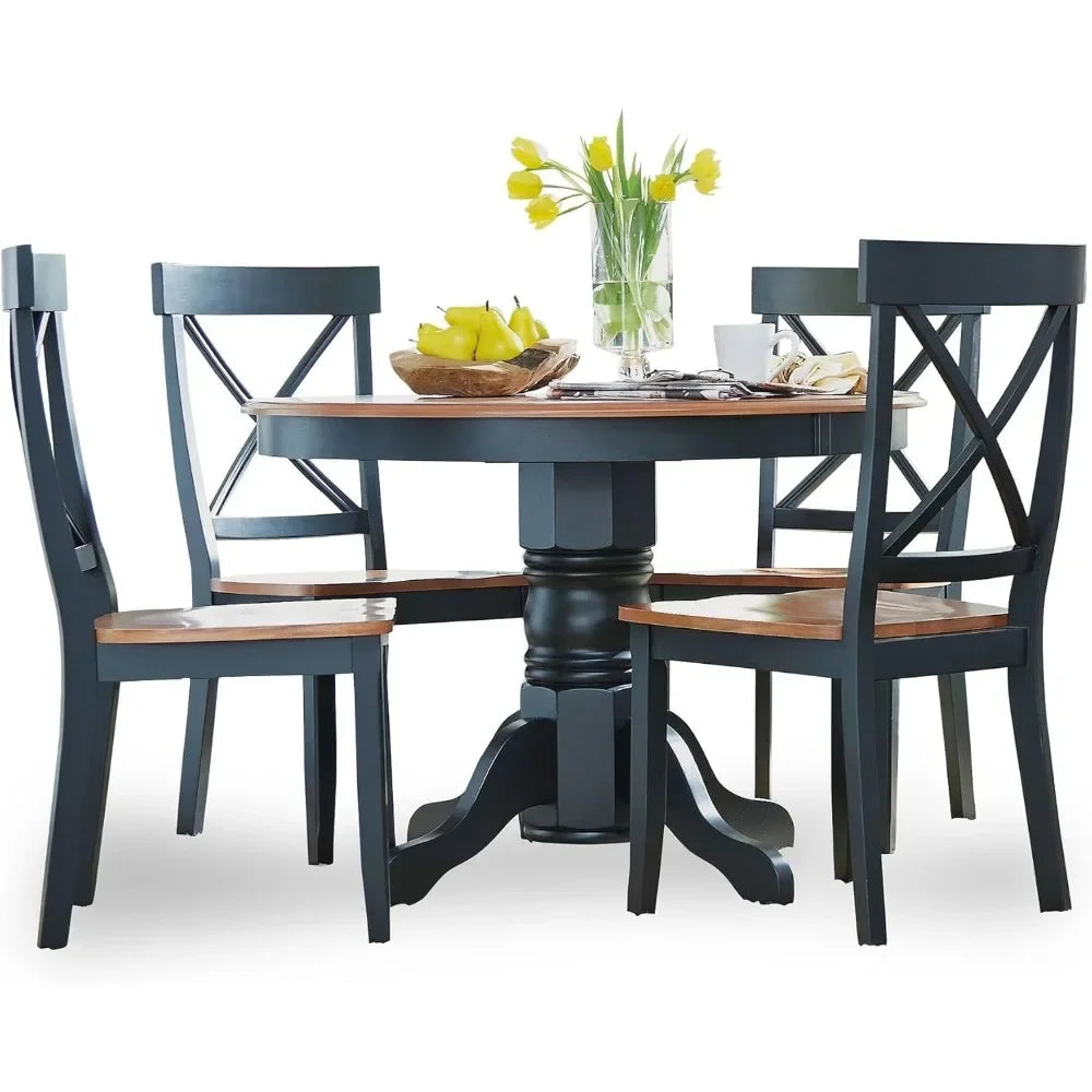 5 Piece Dining Set,Restaurant solid wood tables and chairs, conference tables. Suitable for living room, kitchen