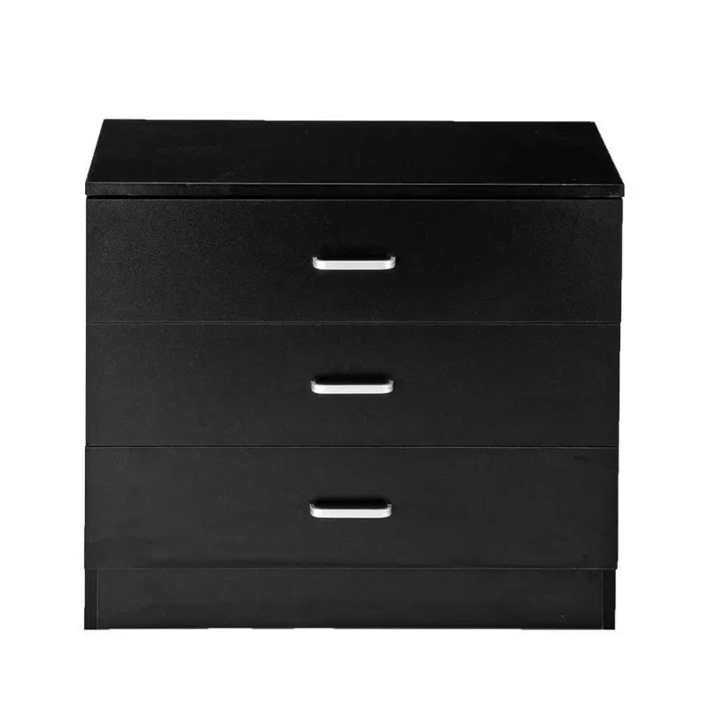 3 Drawers Nightstand End Table Small Chest Dresser Storage Bedroom Cabinet