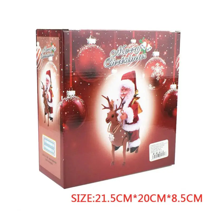 Climbing Chimney Santa Claus Electric Toy Music Christmas Gift Novelty Funny Toys For Children New Year Christmas Party Toy