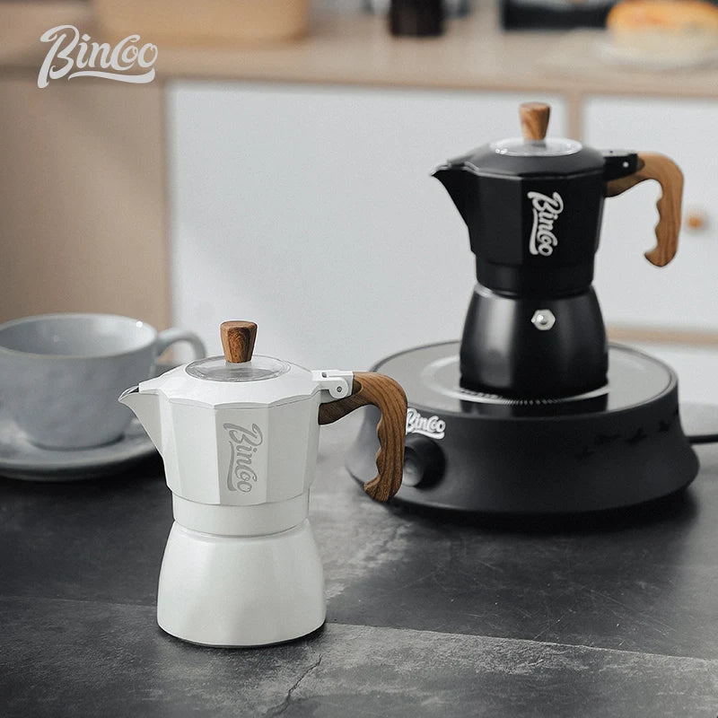 Bincoo Double Valve Moka Pot Household Small Espresso Pot Coffee Appliance Manual Espresso Machine