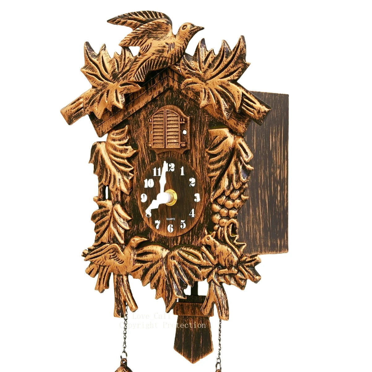 14inch Cuckoo Clock Living Room Wall Clock Bird Cuckoo Wall-watch Unicorn Festive Christmas Gift Time Alarm Wall Decor