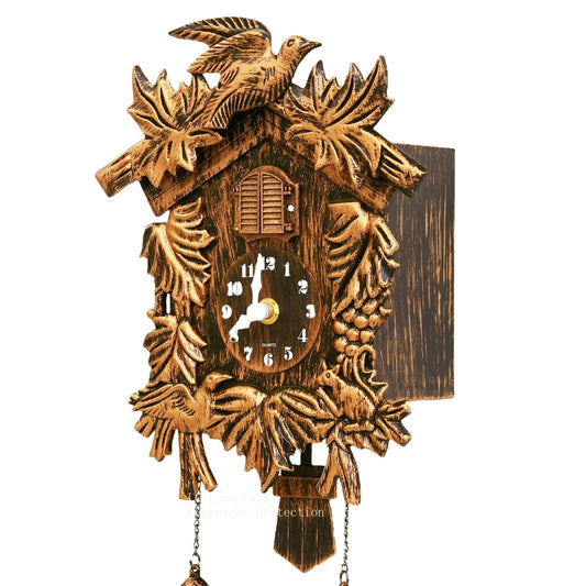 14inch Cuckoo Clock Living Room Wall Clock Bird Cuckoo Wall-watch Unicorn Festive Christmas Gift Time Alarm Wall Decor