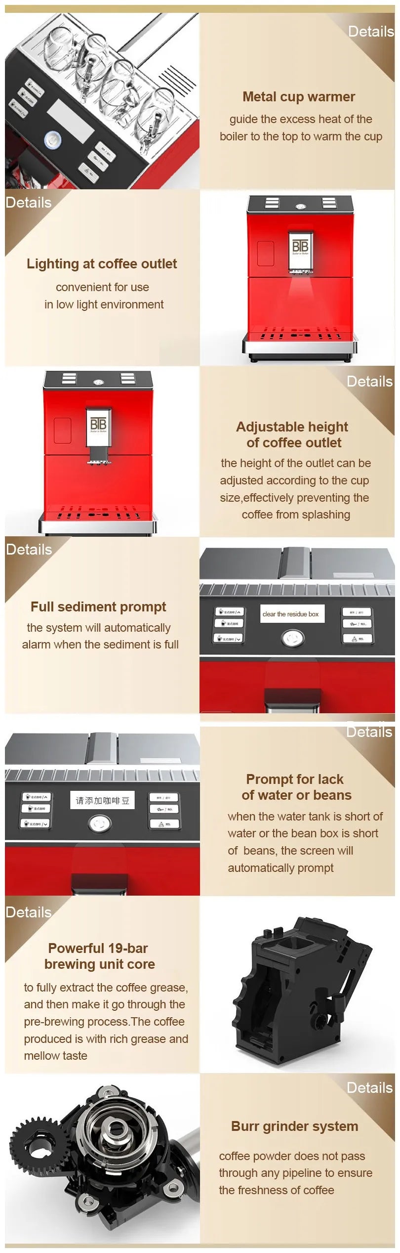 Hot Selling Commercial Automatic Espresso Coffee Machine For Home Use