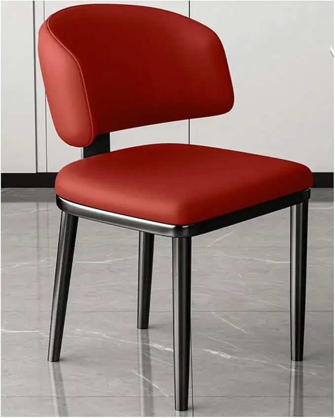 Dining chair，Upholstered Dining Chairs Modern Kitchen Dining Room Chairs with Curved Back,Upholstered Armless Side Chair