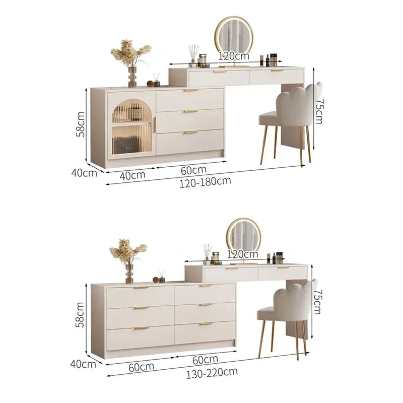 Multifunction Nordic Dressing Table Drawer Baby Girl Set Modern Cabinets Vanity Cabinet Meuble De Chambre Luxury Furniture