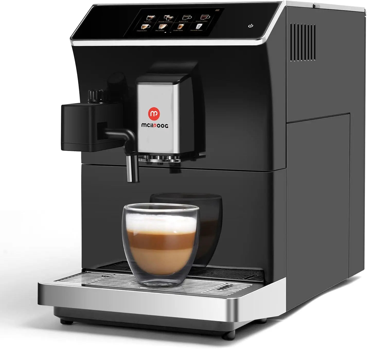 Super-automatic Espresso Coffee Machine With Smart Touch Screen For Brewing 16 Coffee Drinks