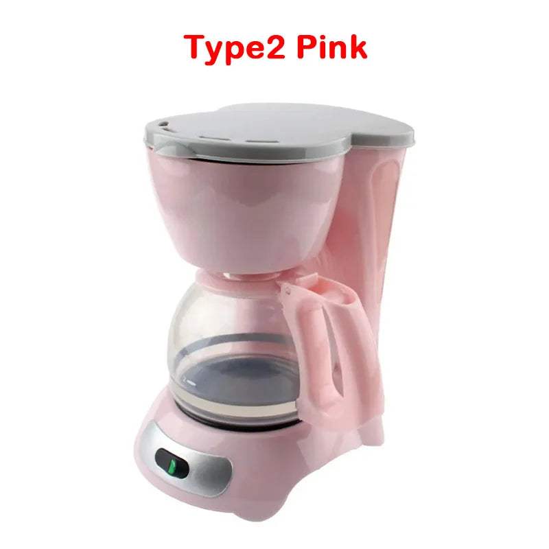 110V Electric Drip Coffee Maker 650ml Household Semi-automatic Brewing Tea Pot American Coffee Machine Espresso Cafe Maker 220V