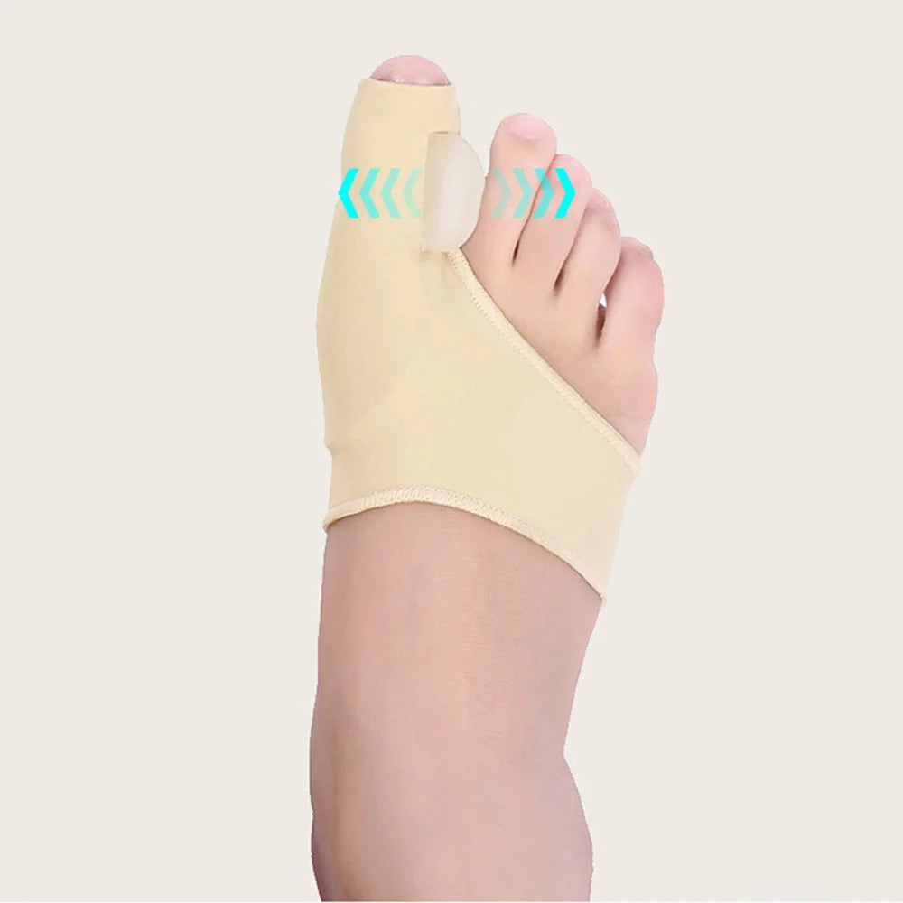 2 Stücke = 1 Paar Big Toe Separator Hallux Valgus Schmerzlinderung Bunion Corrector Frauen Männer Weiche Gel Toe Straightener Orthesen Fußpflege