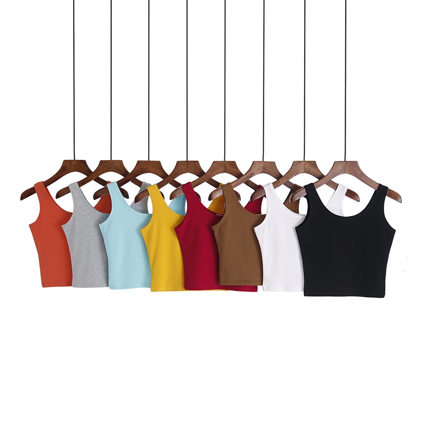 Candy Colour Chic: 2024 Fashion Tube Top, Sleeveless, 100% Cotton. Perfect for casual summer vibes, available up to 2XL.