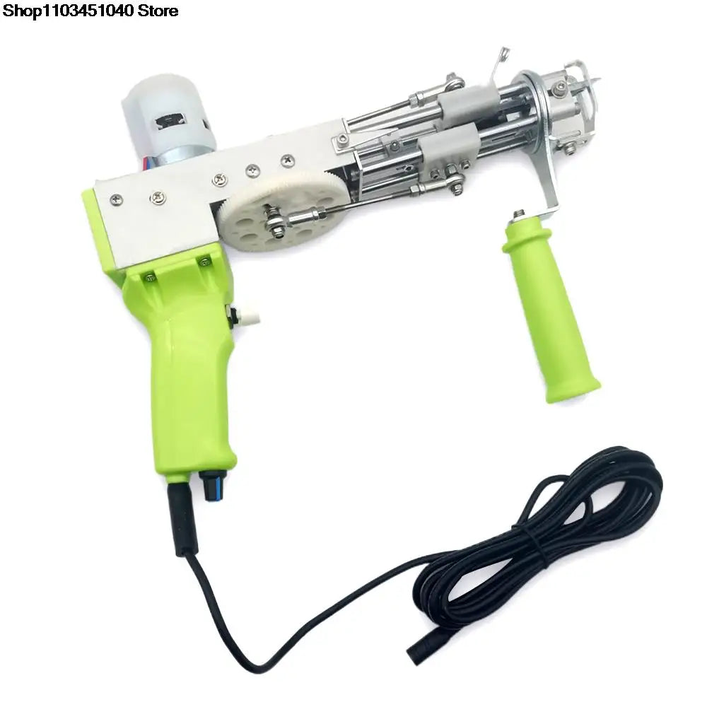 2 in 1 TuftingGun Electric Carpet Weaving Flocking Machine Tufting Gun Set Cut Pile Loop Pile with Ball of Yarn pistol carpetgun