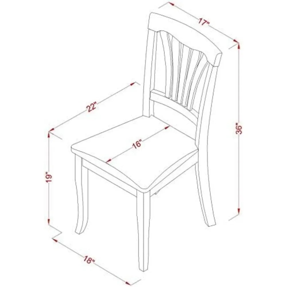 7 Piece Kitchen Set Consist of a Rectangle Table with Butterfly Leaf and 6 Faux Leather Dining Room Chairs, 40x78 Inch