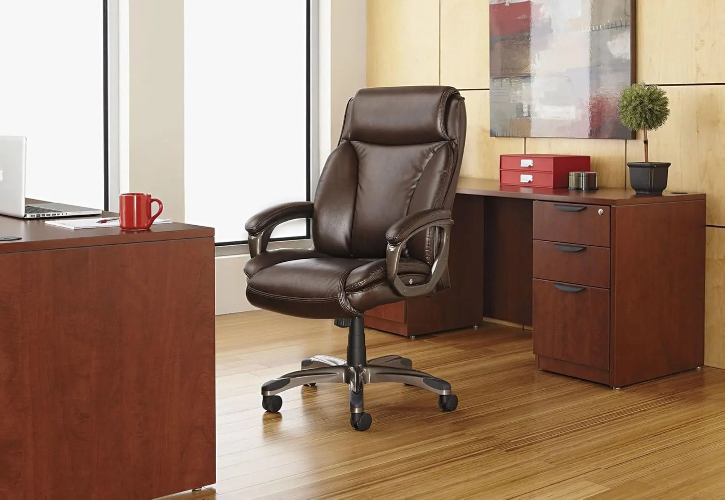 ALEVN4119  Series Executive Leather Chair, Coil Spring