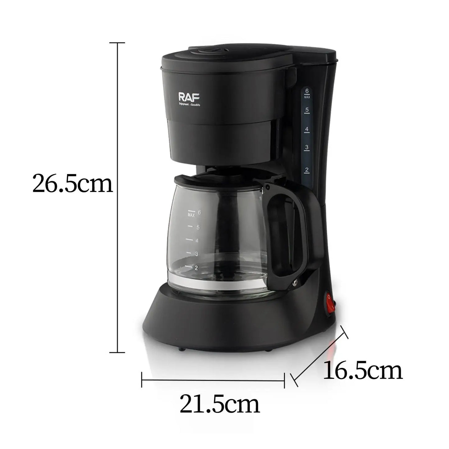 Drip Coffee Maker Home Use Coffee Brewer EU Adapter for Kitchen Latte Office