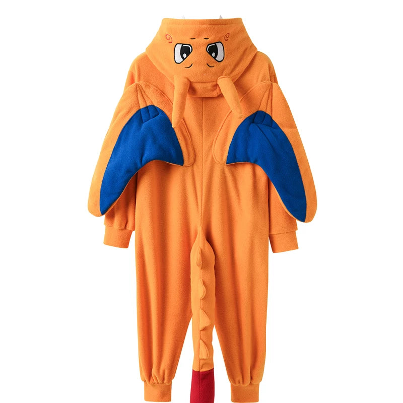 Pokemon Onesie Charizard Cosplay Costume Pajamas For Women Men One-Piece Kigurumi Full Body Pijama Anime Christmas Sleepwear