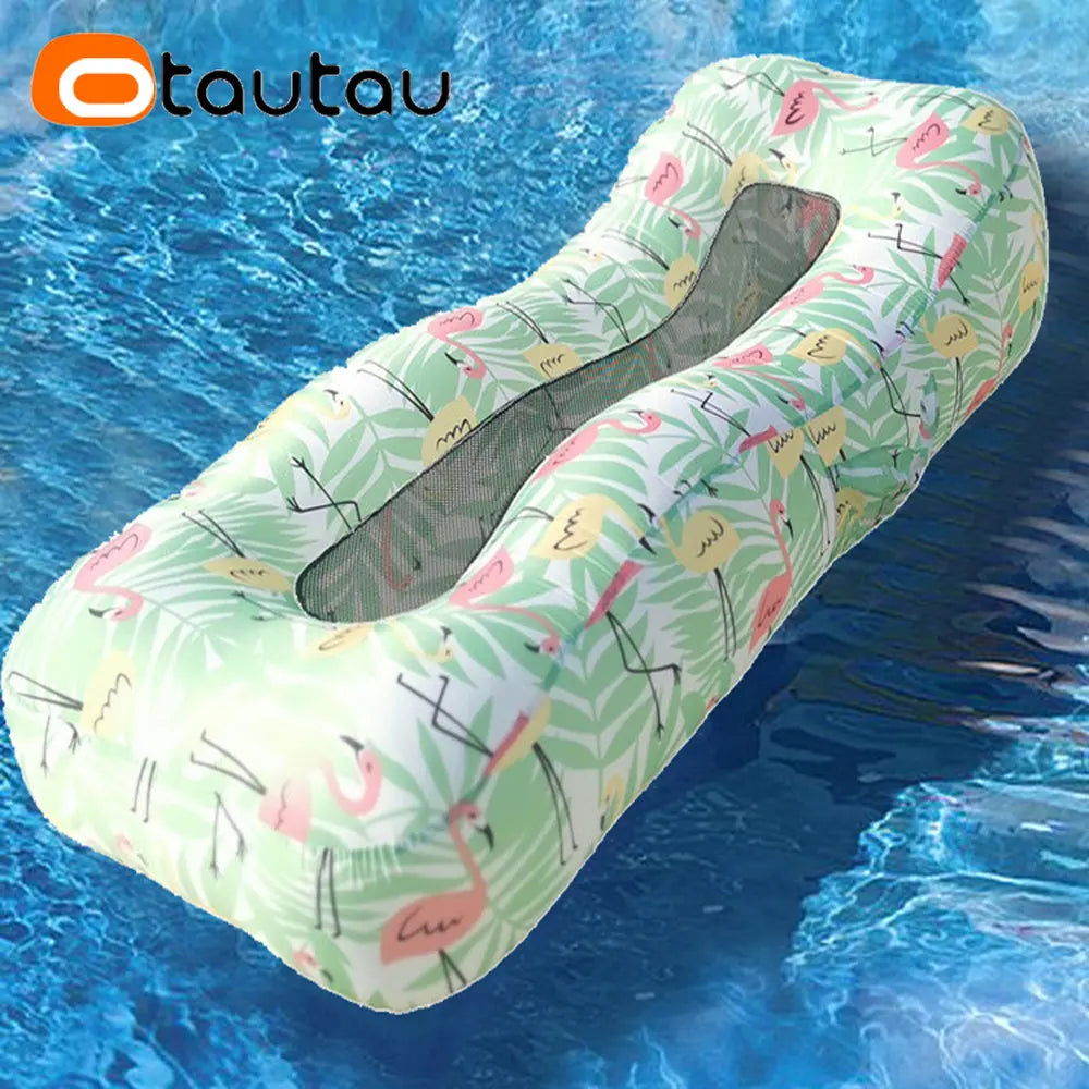 Inflatable Sofa Bed Swimming Pool Floating Raft Sac Beach Garden Outdoor Portable Folding Camping Chaise Lounge Recliner Pouf