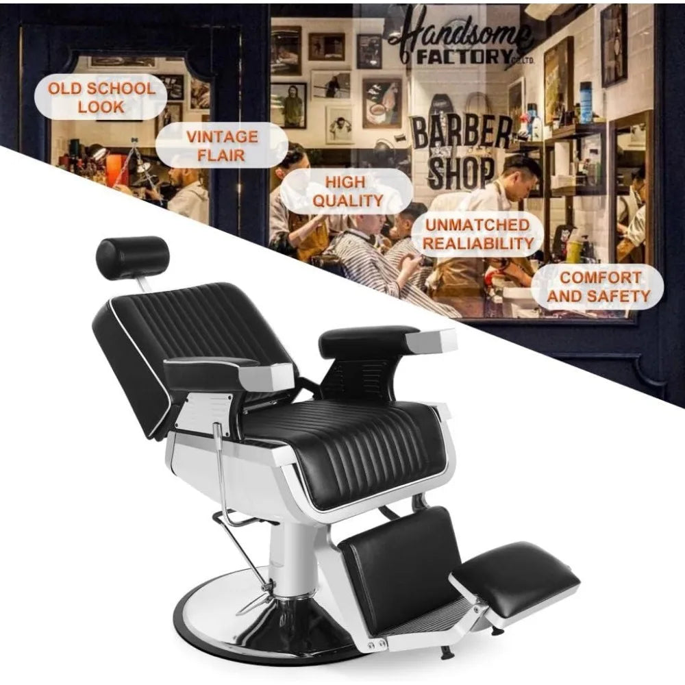 Barber Chair Hydraulic Recline Barber Chairs Salon Chair for Hair Stylist Tattoo Chair Barber Salon Equipment