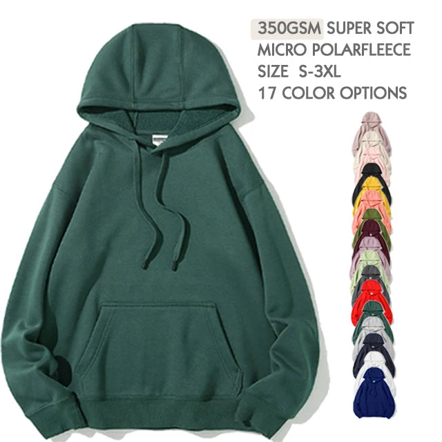 Fleece  hoodie men's Casual Hoodies Pullovers Sweatshirts Men Top Solid Color Hoodies sweatshirt men hoodie fleece hoodie women