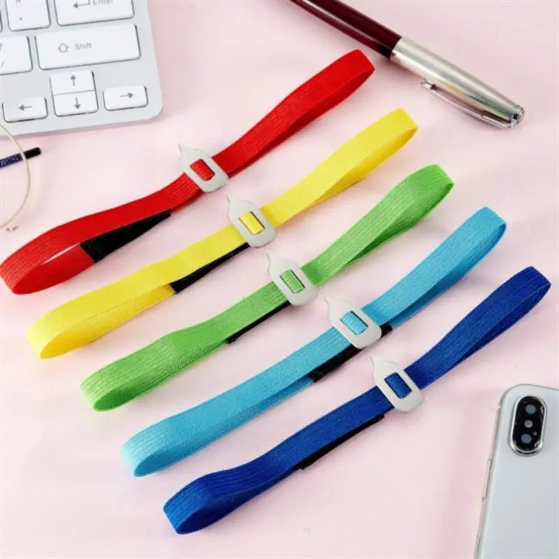 1 Pcs Flexible Bookmark Learning Stationery Unique Creative Nylon Tape Pointing Bookmark Elasticity Book Mark School Supplies