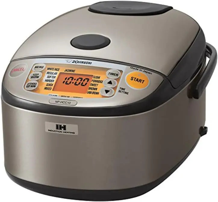 NP-HCC18XH Induction Heating System Rice Cooker and Warmer, 1.8 L, Stainless Dark Gray