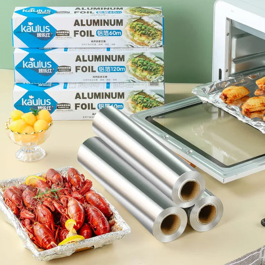 Baked Tin Paper Aluminum Foil Oven Air Fryer Domestic Commercial Barbecue Paper Barbecue Shop Snack Food Grade Oil Paper