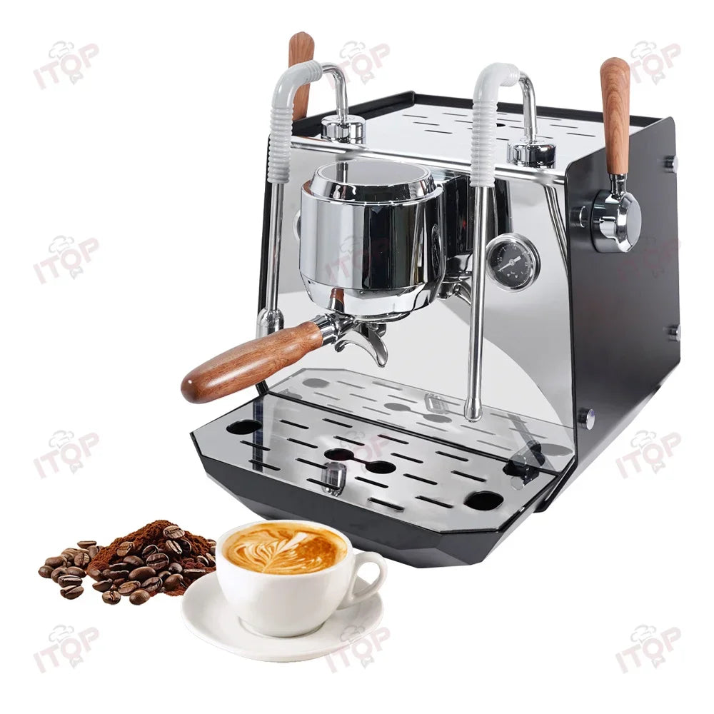 15Bar Cafe Commercial Espresso Machine Professional Coffee Machine For Business Commercial Electronic Control Espresso Machine