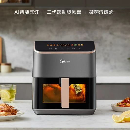 Air fryer French fries machine household fully automatic new large capacity smart oven multi-function all-in-one machine