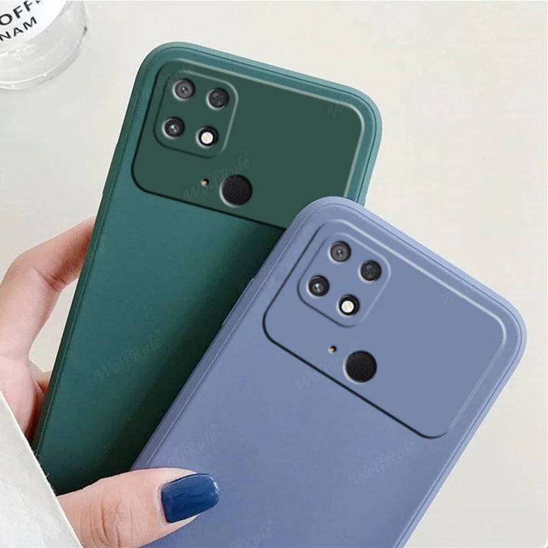 For Cover Xiaomi Poco C40 Case For Poco C40 Capas Shockproof Liquid Silicone Back Bumper TPU Soft Case For Poco C 40 C40 Fundas