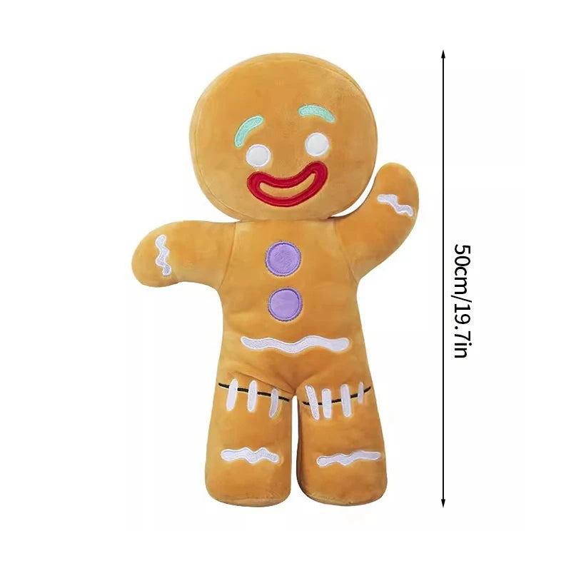 Christmas Gingerbread Man Doll Kawaii Sofa Cushion Soft Pillow 
Gingerbread Man Pendant Xmas 2025 New Year Home Decoration