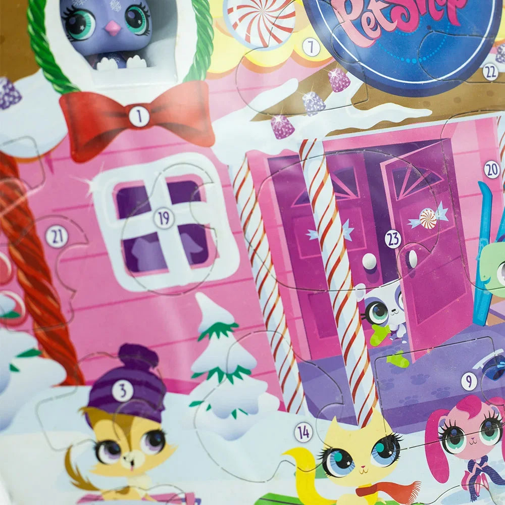 Hasbro Littlest Pet Shop Petshop Advent Calendar Doll Toy Accessories Cute Action Figures Collection Children Birthday Gifts