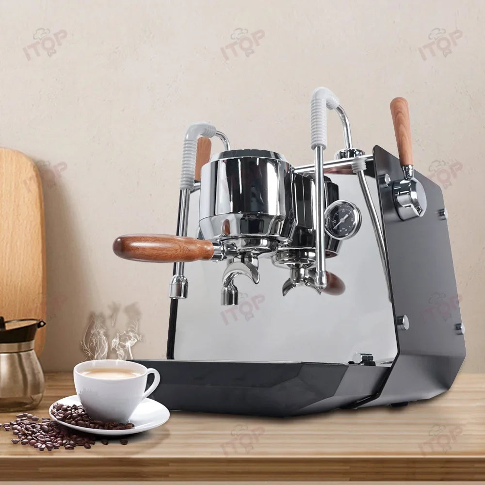 15Bar Cafe Commercial Espresso Machine Professional Coffee Machine For Business Commercial Electronic Control Espresso Machine